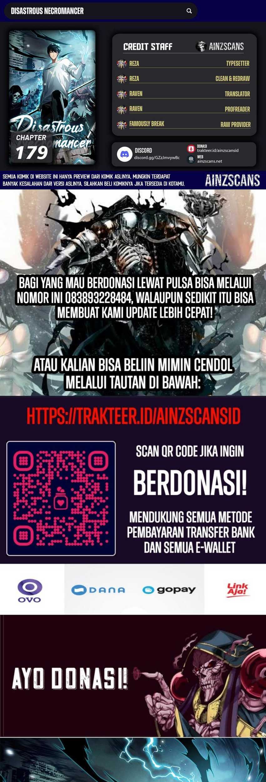 Komik Disastrous Necromancer Chapter 179 gambar nomor 1