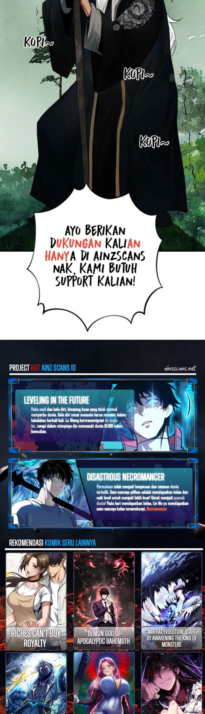 Disastrous Necromancer Chapter 173 Gambar 38