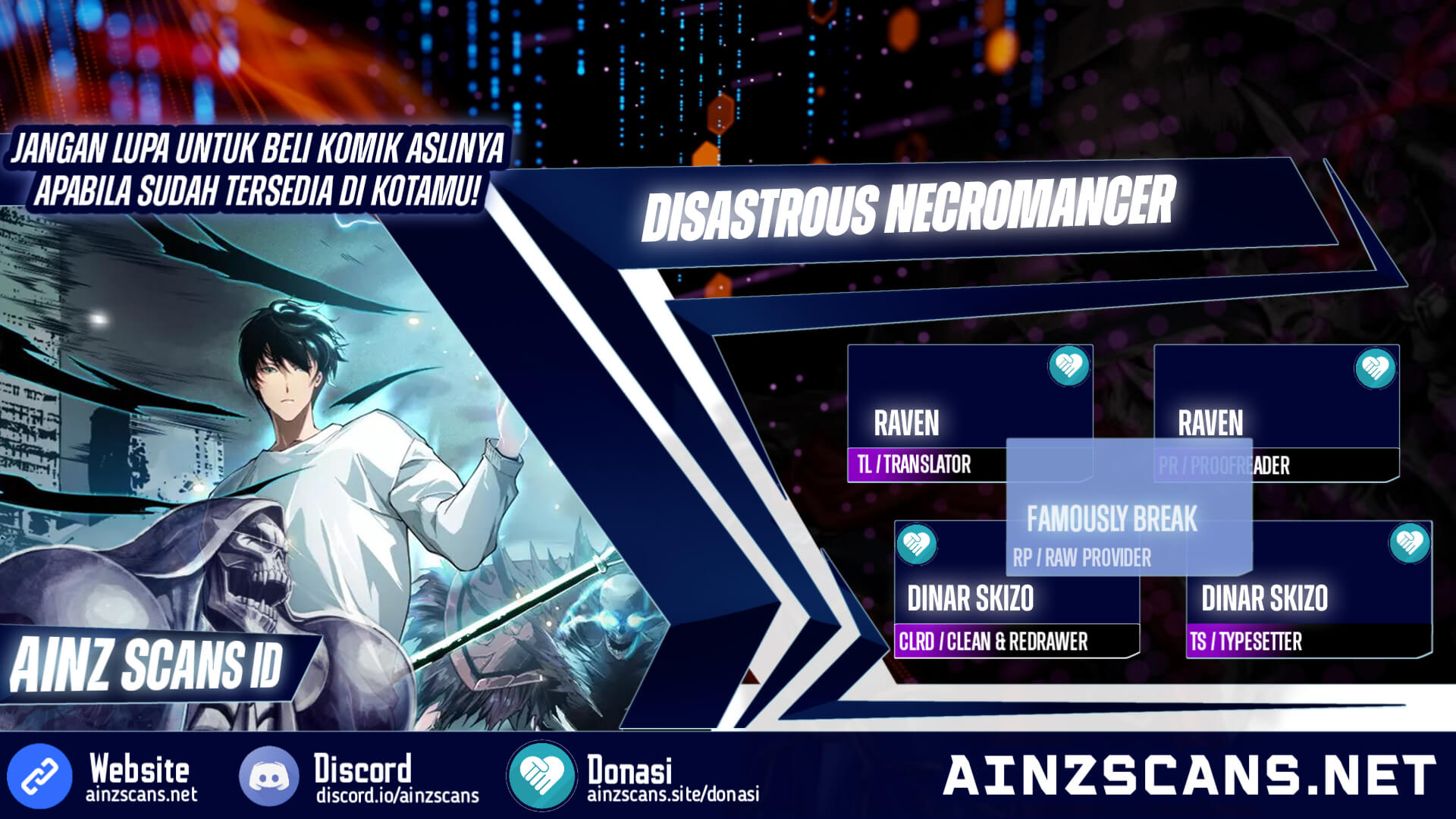 Komik Disastrous Necromancer Chapter 194 gambar nomor 1
