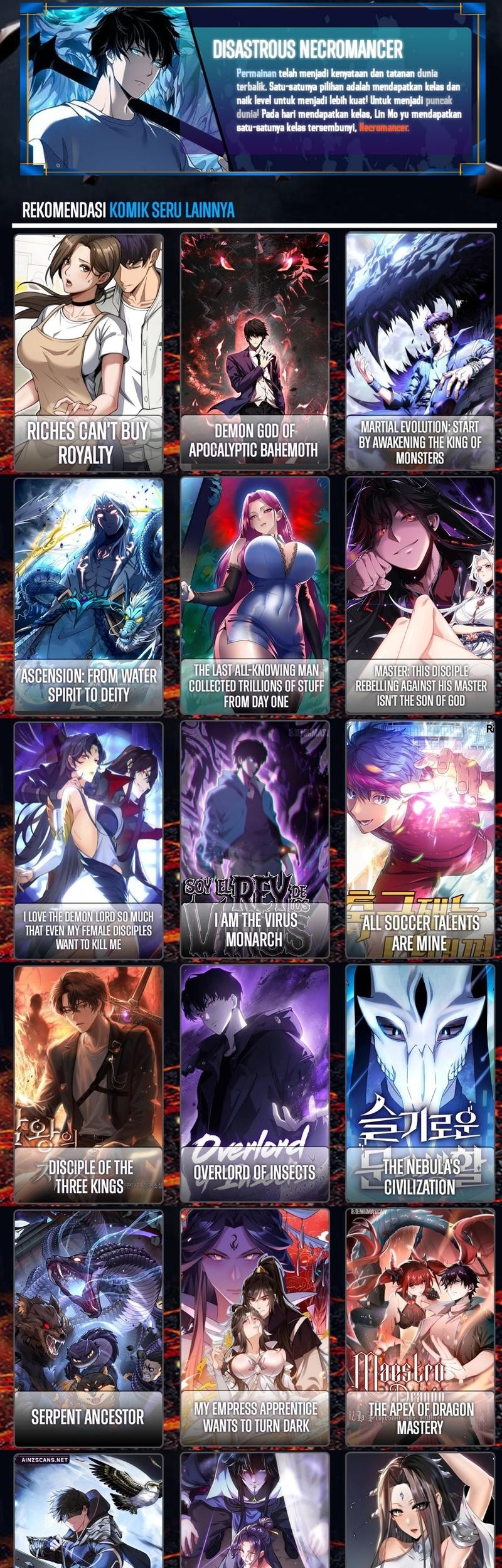 Disastrous Necromancer Chapter 191 Gambar 37