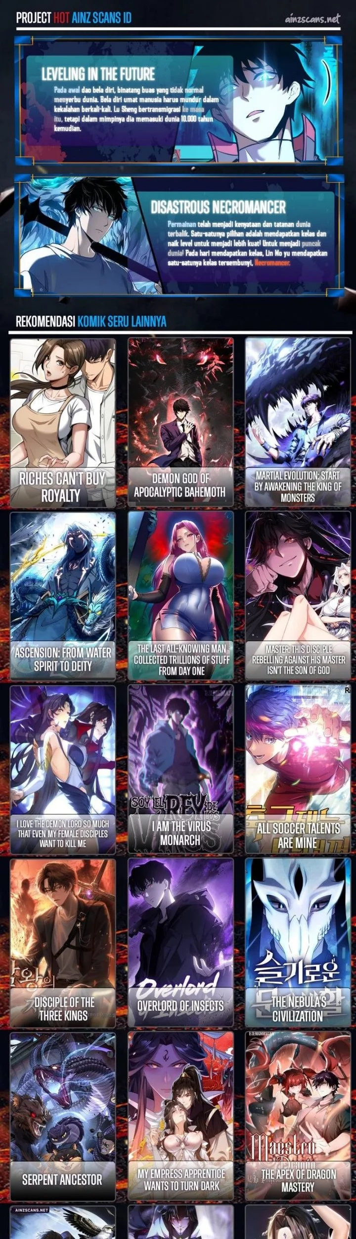 Disastrous Necromancer Chapter 215 Gambar 38