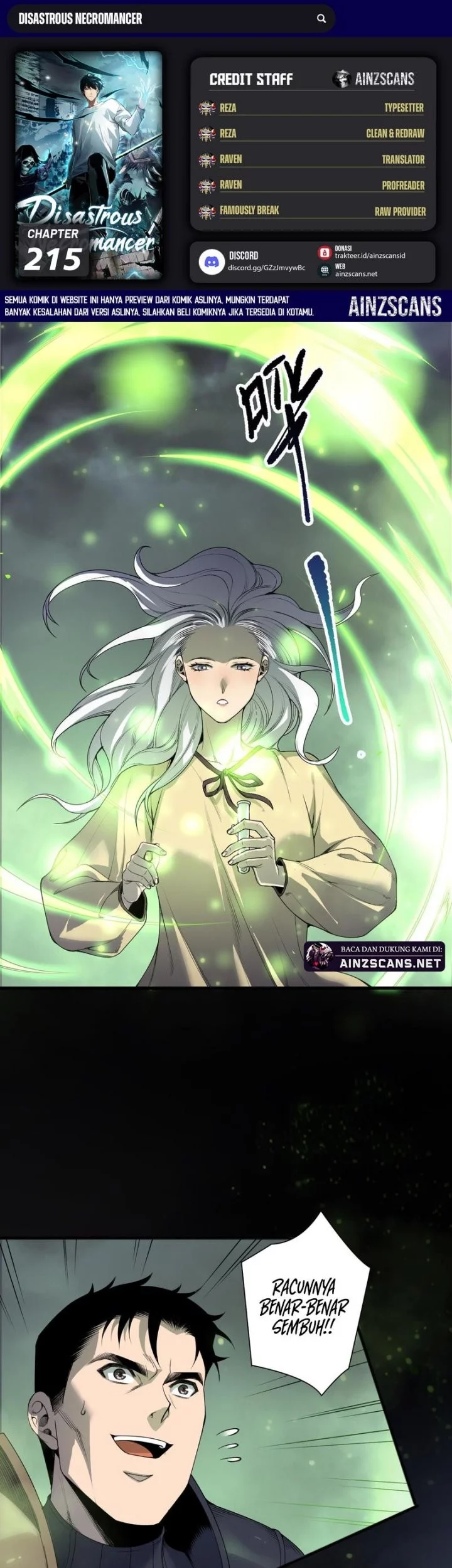 Komik Disastrous Necromancer Chapter 215 gambar nomor 1