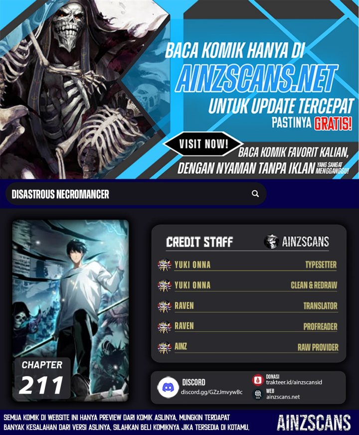 Komik Disastrous Necromancer Chapter 211 gambar nomor 1
