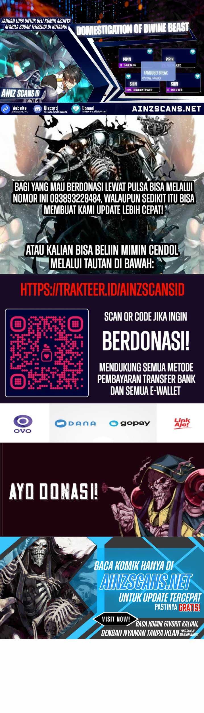 Komik Domestication of Divine Beasts at the Beginning Chapter 16 gambar nomor 1