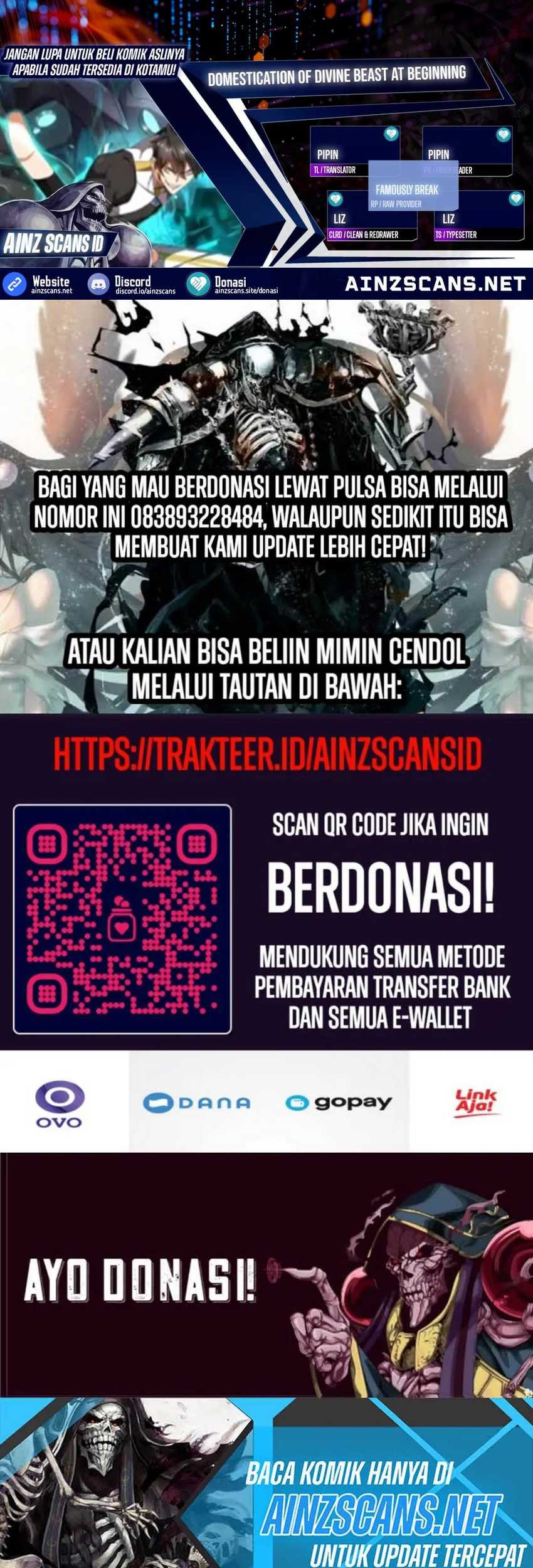 Komik Domestication of Divine Beasts at the Beginning Chapter 19 gambar nomor 1