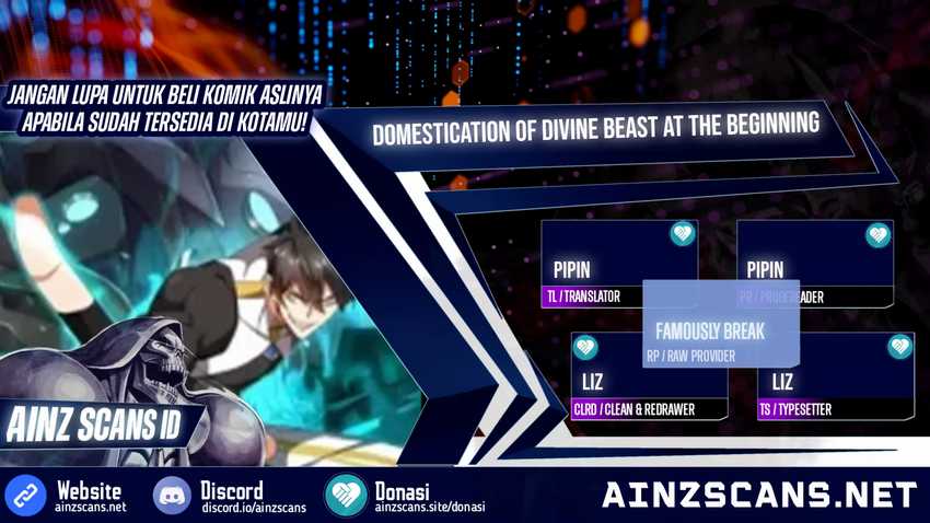 Komik Domestication of Divine Beasts at the Beginning Chapter 20 gambar nomor 1