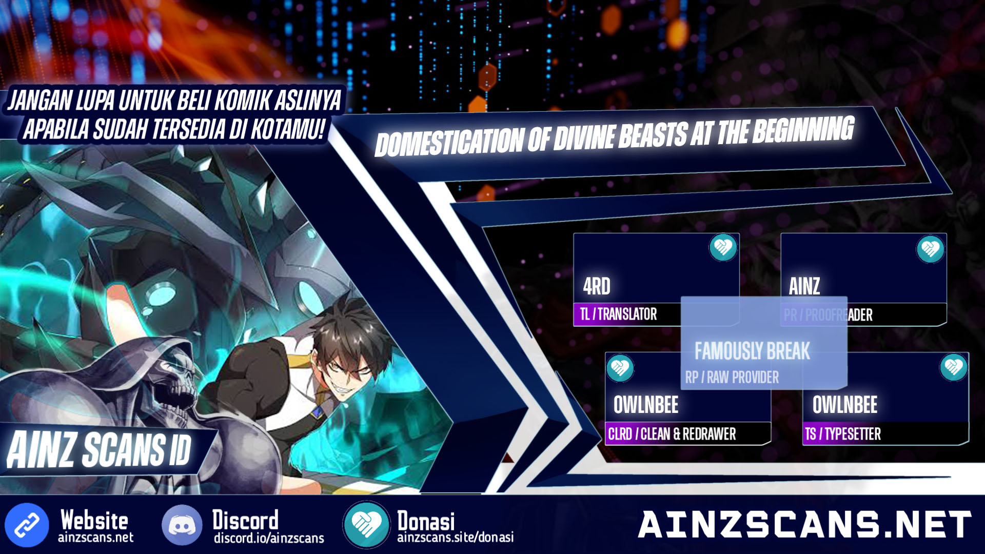 Komik Domestication of Divine Beasts at the Beginning Chapter 35 gambar nomor 1