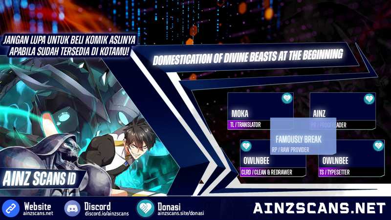 Komik Domestication of Divine Beasts at the Beginning Chapter 37 gambar nomor 1