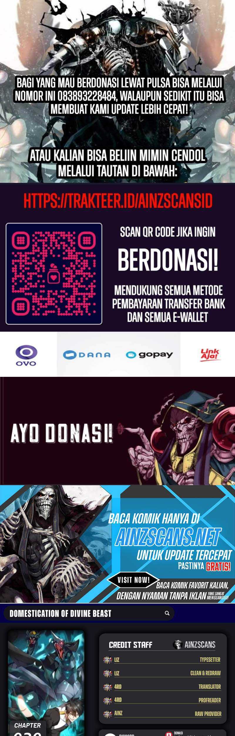 Komik Domestication of Divine Beasts at the Beginning Chapter 30 gambar nomor 1