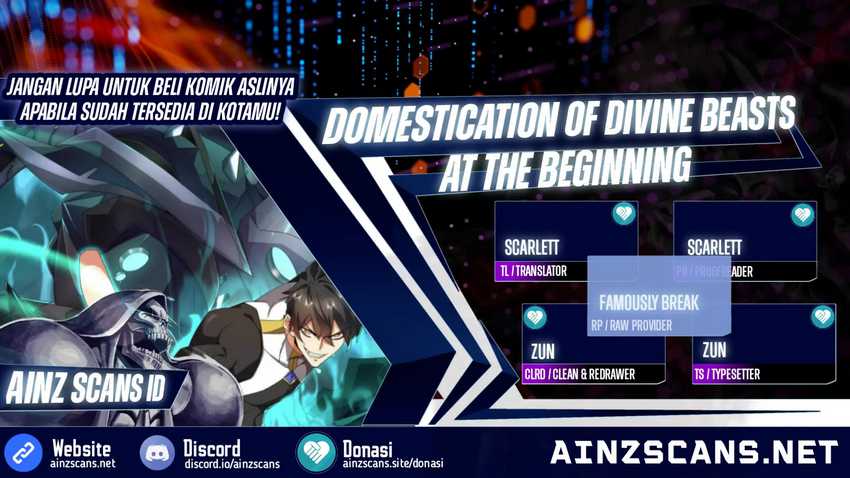 Komik Domestication of Divine Beasts at the Beginning Chapter 5 gambar nomor 1