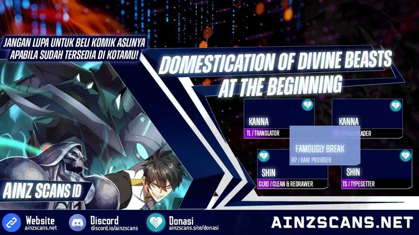 Komik Domestication of Divine Beasts at the Beginning Chapter 7 gambar nomor 1