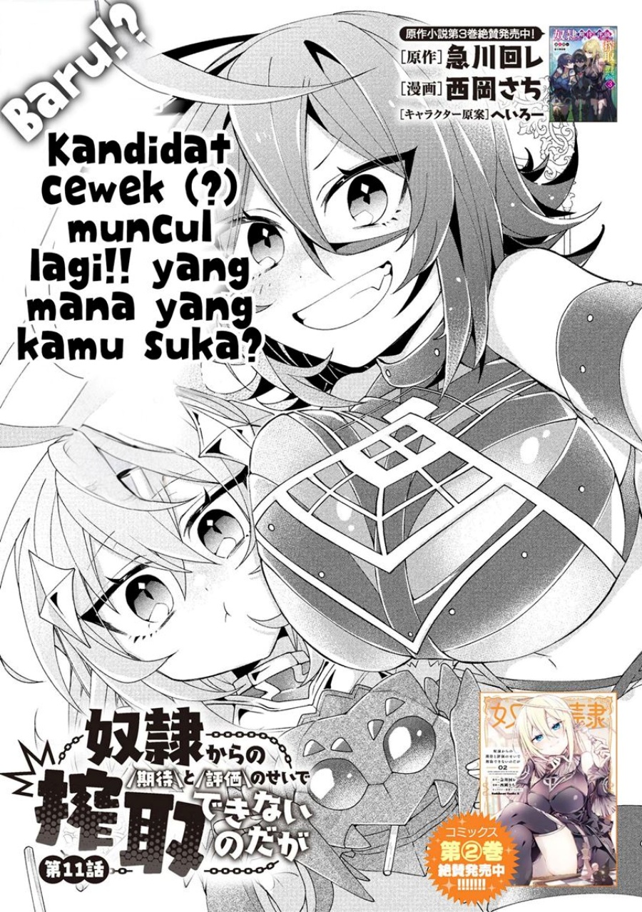 Manga Dorei kara no Kitai to Hyouka no sei de Sakushu dekinai no daga Chapter 11 gambar nomor 2