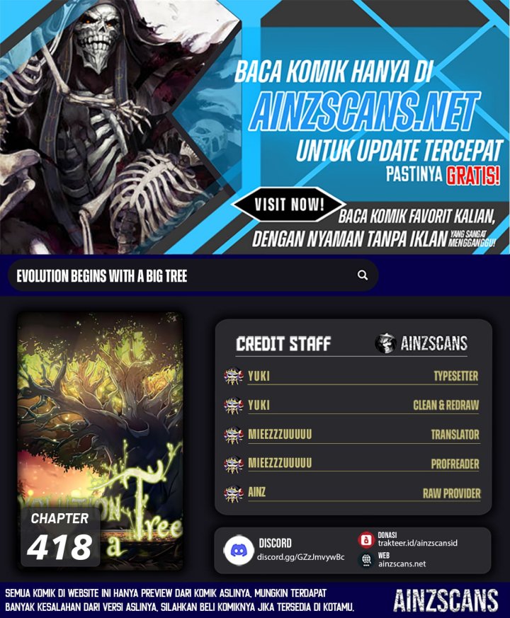 Komik Evolution Begins With A Big Tree Chapter 418 gambar nomor 1