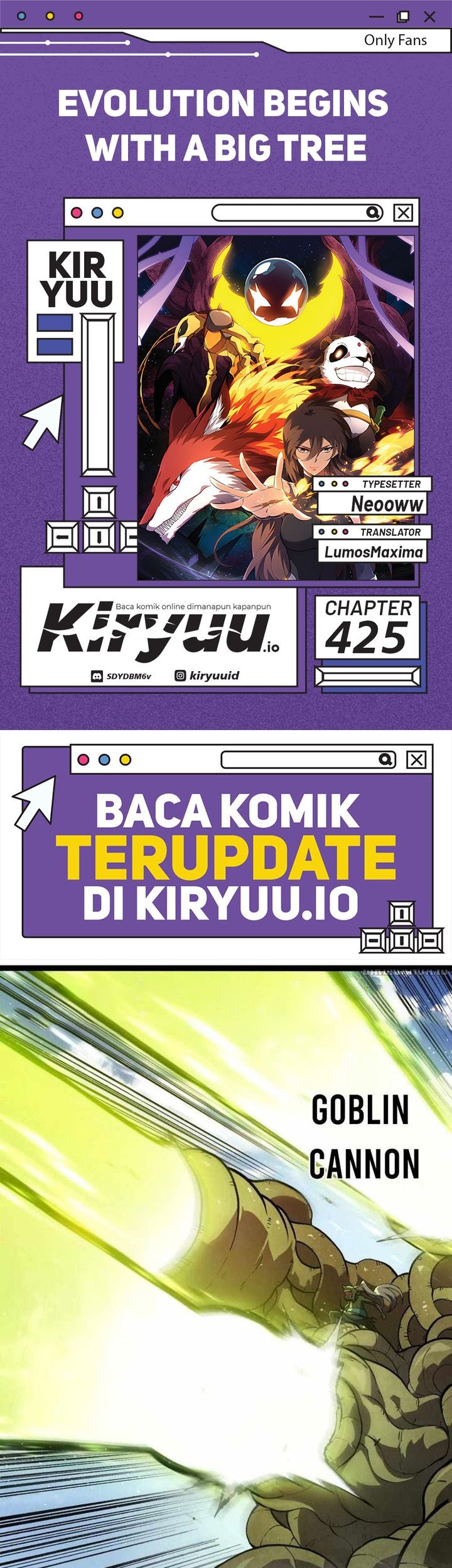 Komik Evolution Begins With A Big Tree Chapter 425 gambar nomor 1