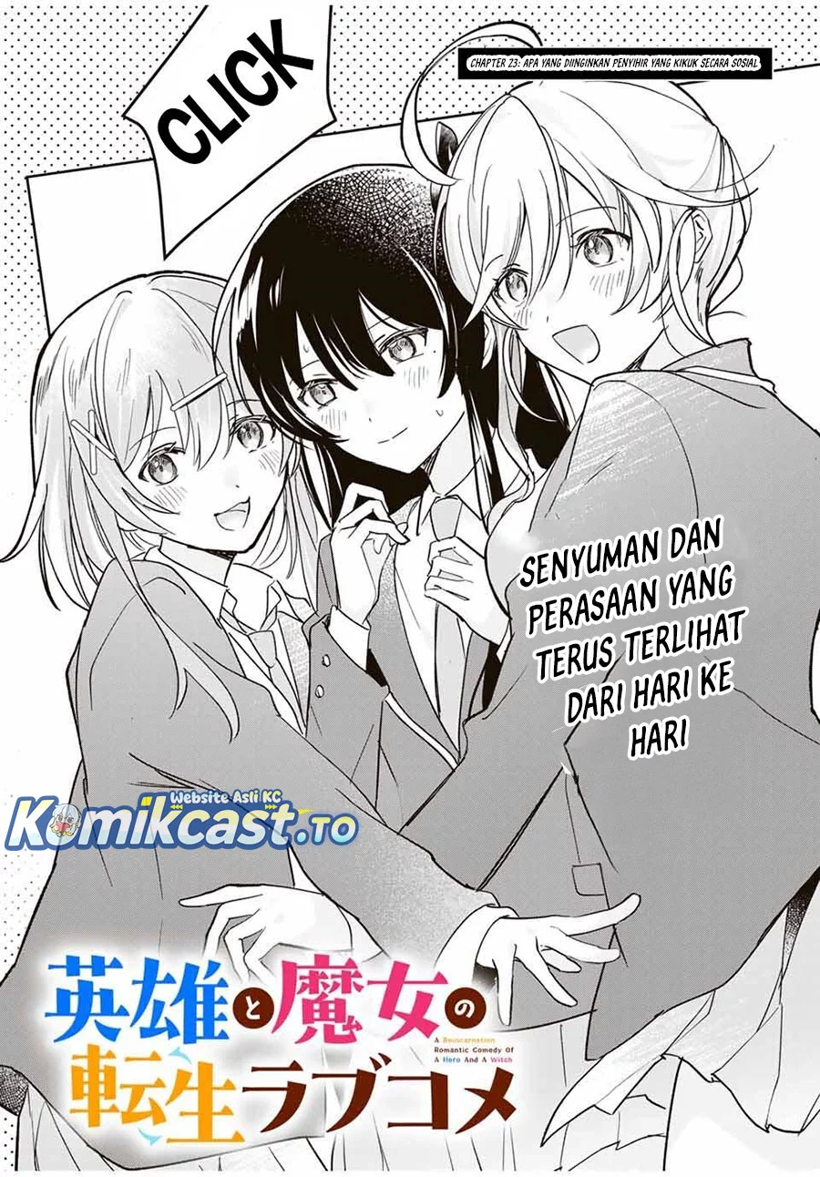 Manga Eiyuu to Majo no Tensei Rabu Kome Chapter 23 gambar nomor 2