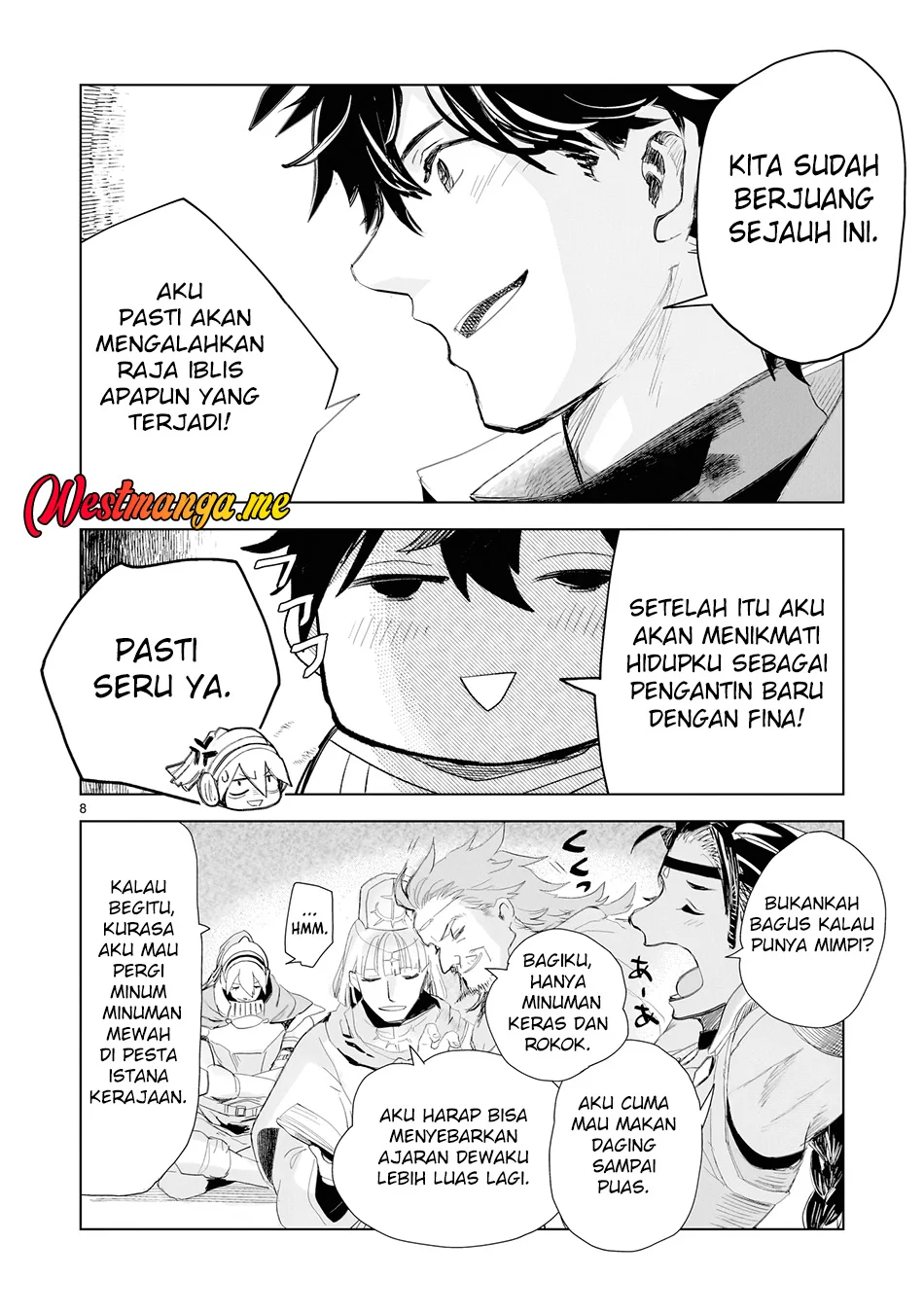 Elf Tsuma to Hajimeru Yuukyuu no Tabi ~Densetsu no Yuusha, Aisuru Elf to Tomoni 100-nen Mae ni Sukutta Sekai wo Tabisuru~ Chapter 1 Gambar 8