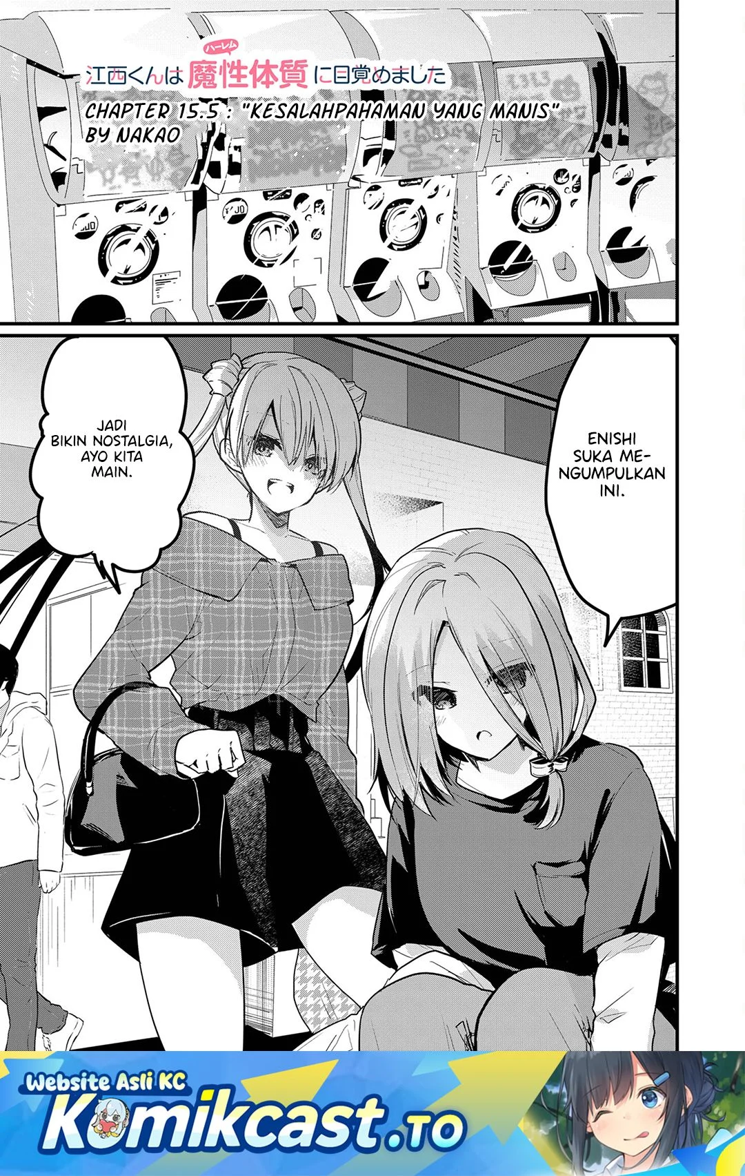 Komik Enishi-kun wa Masho (Harem) Taishitsu ni Mezamemashita Chapter 15.5 gambar nomor 1