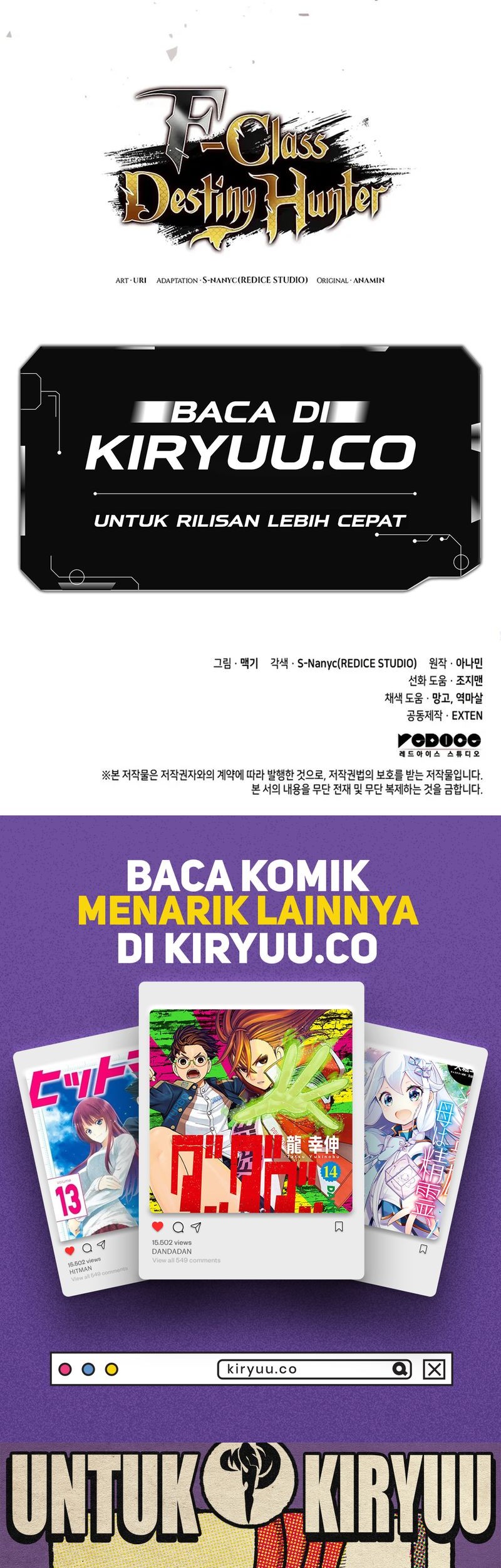 F-Class Destiny Hunter Chapter 84 Gambar 68