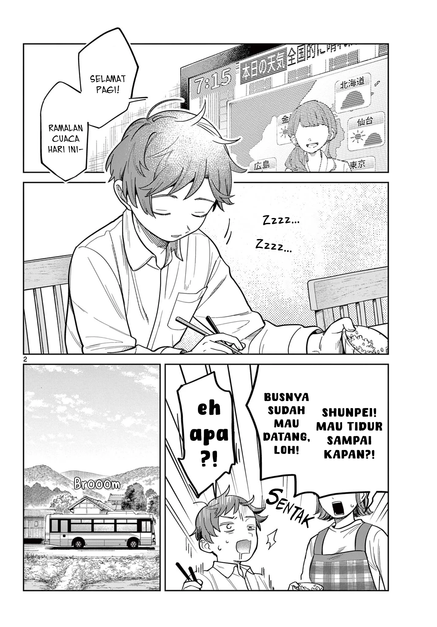 Manga Futari Bus Chapter 2 gambar nomor 2