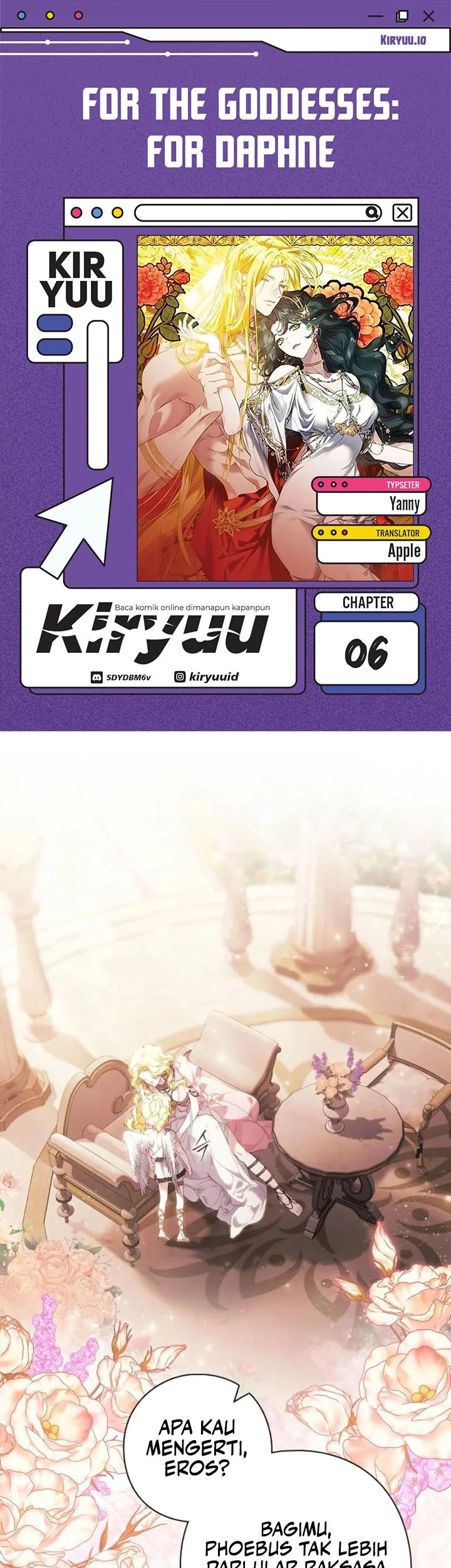 Komik For the Goddesses: For Daphne Chapter 6 gambar nomor 1