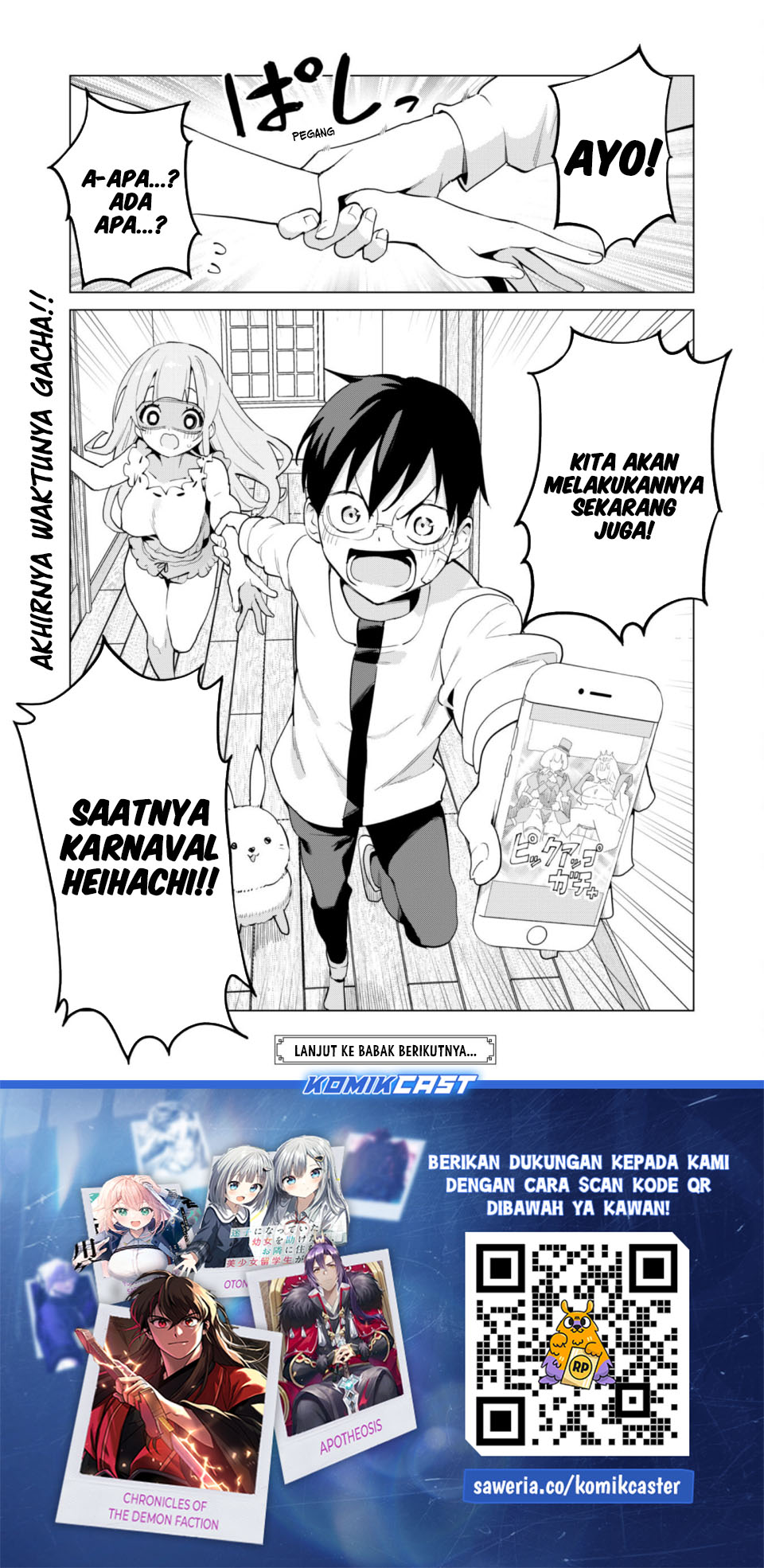Gacha wo Mawashite Nakama wo Fuyasu Saikyou no Bishoujo Gundan wo Tsukuriagero Chapter 73 Gambar 24