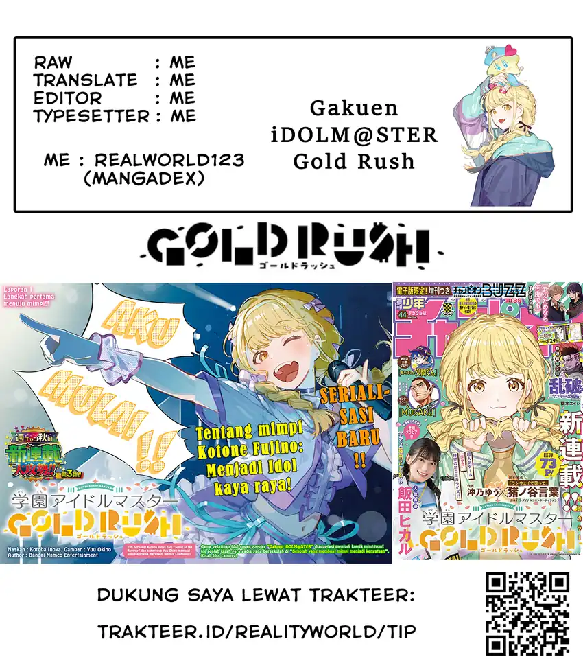 Gakuen Idolm@ster Gold Rush Chapter 40 Gambar 18