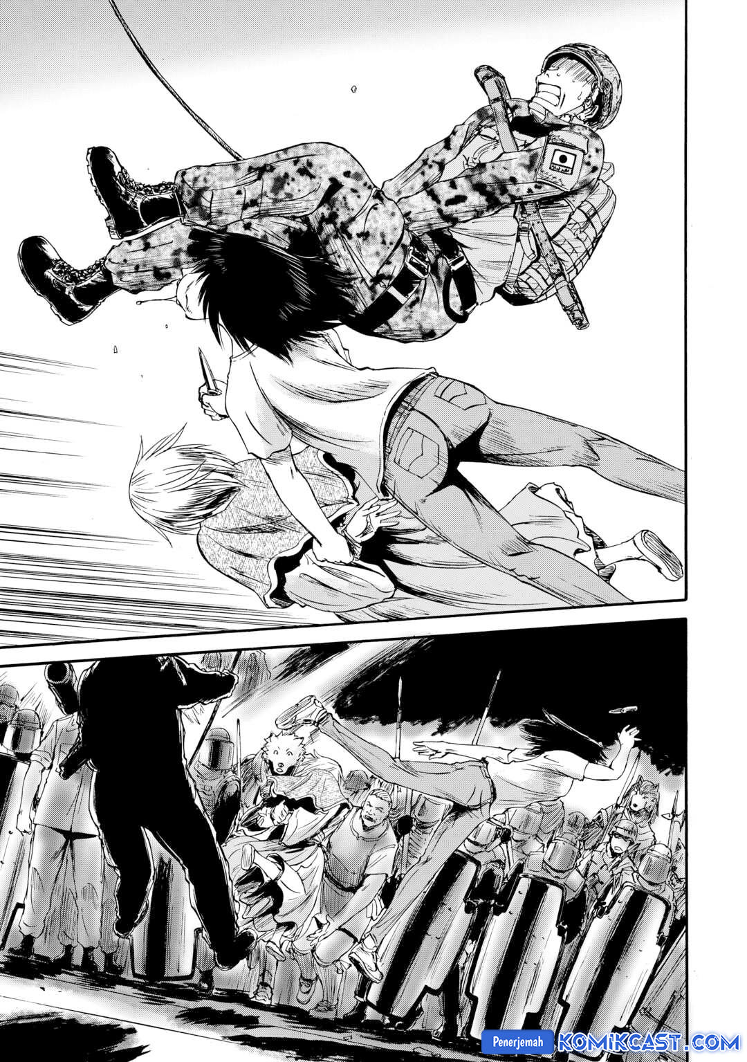 Gate – Jietai Kare no Chi nite Kaku Tatakeri Chapter 140 Gambar 19