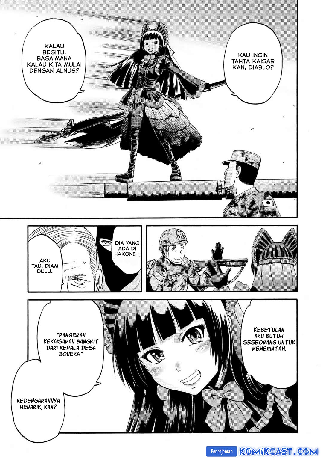 Gate – Jietai Kare no Chi nite Kaku Tatakeri Chapter 140 Gambar 35