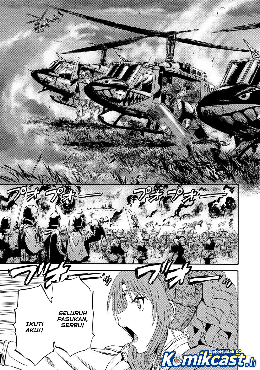 Gate – Jietai Kare no Chi nite Kaku Tatakeri Chapter 143.2 Gambar 11