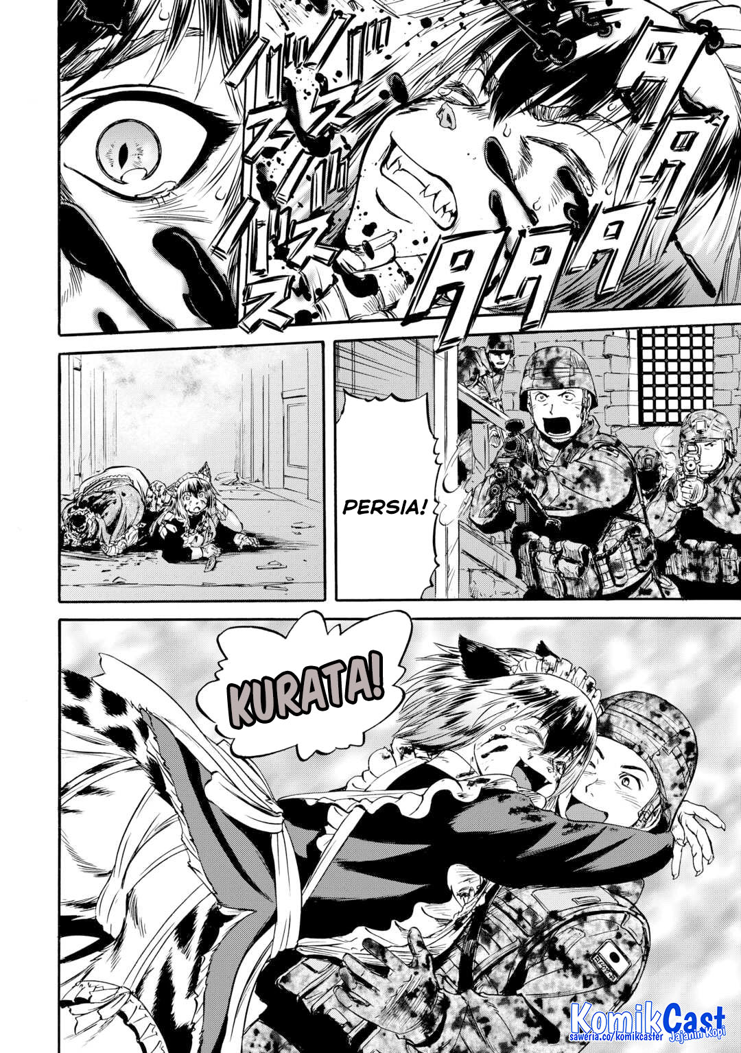 Gate – Jietai Kare no Chi nite Kaku Tatakeri Chapter 143.2 Gambar 26