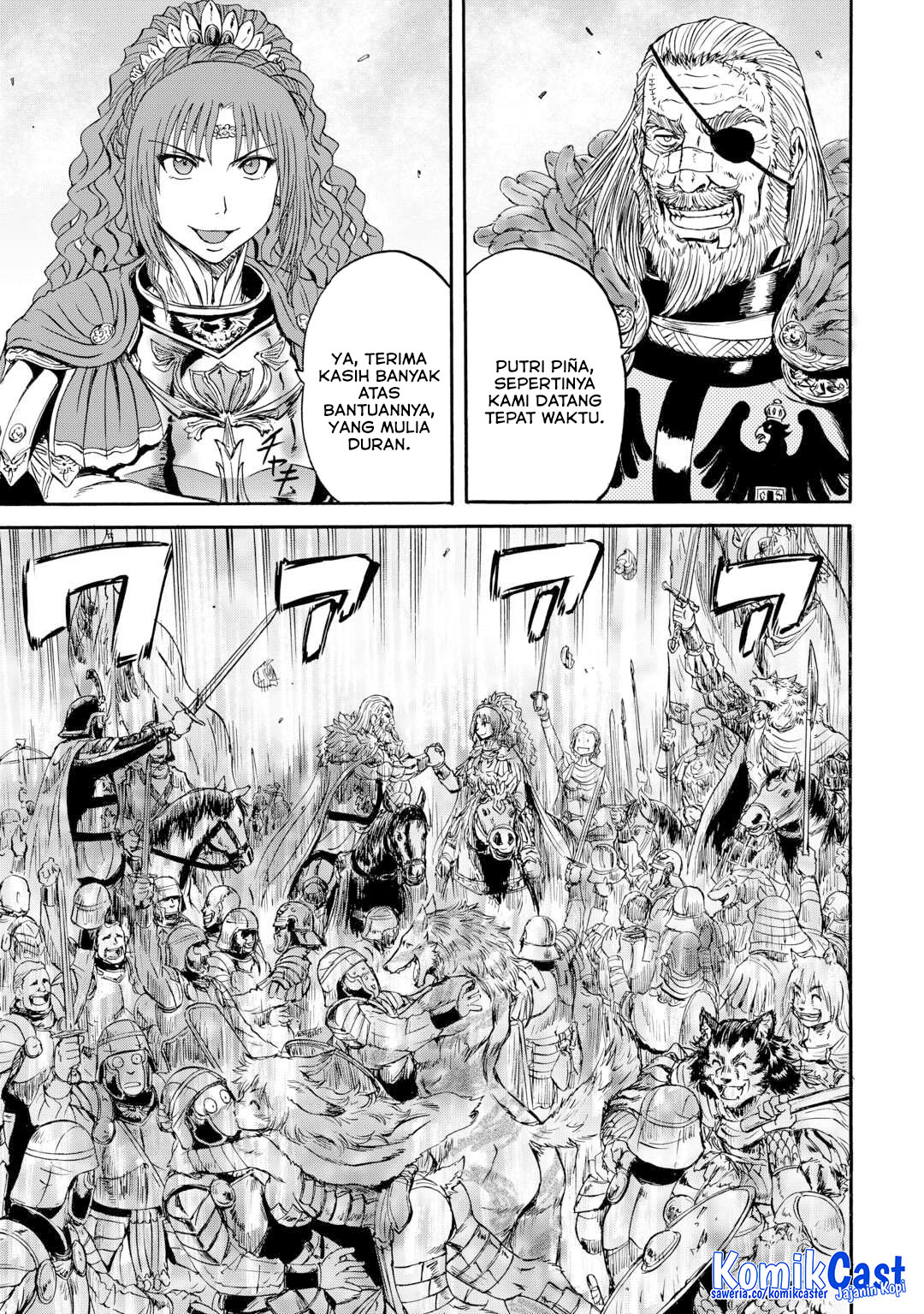 Gate – Jietai Kare no Chi nite Kaku Tatakeri Chapter 143.2 Gambar 31