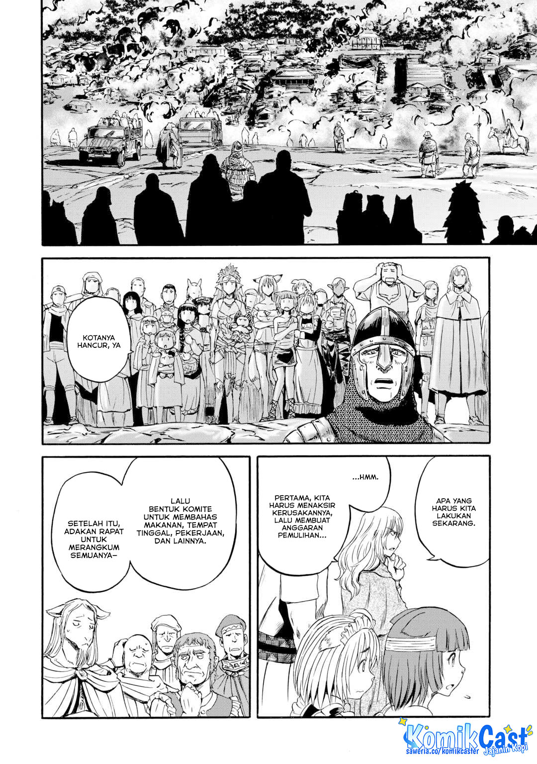 Gate – Jietai Kare no Chi nite Kaku Tatakeri Chapter 143.2 Gambar 52