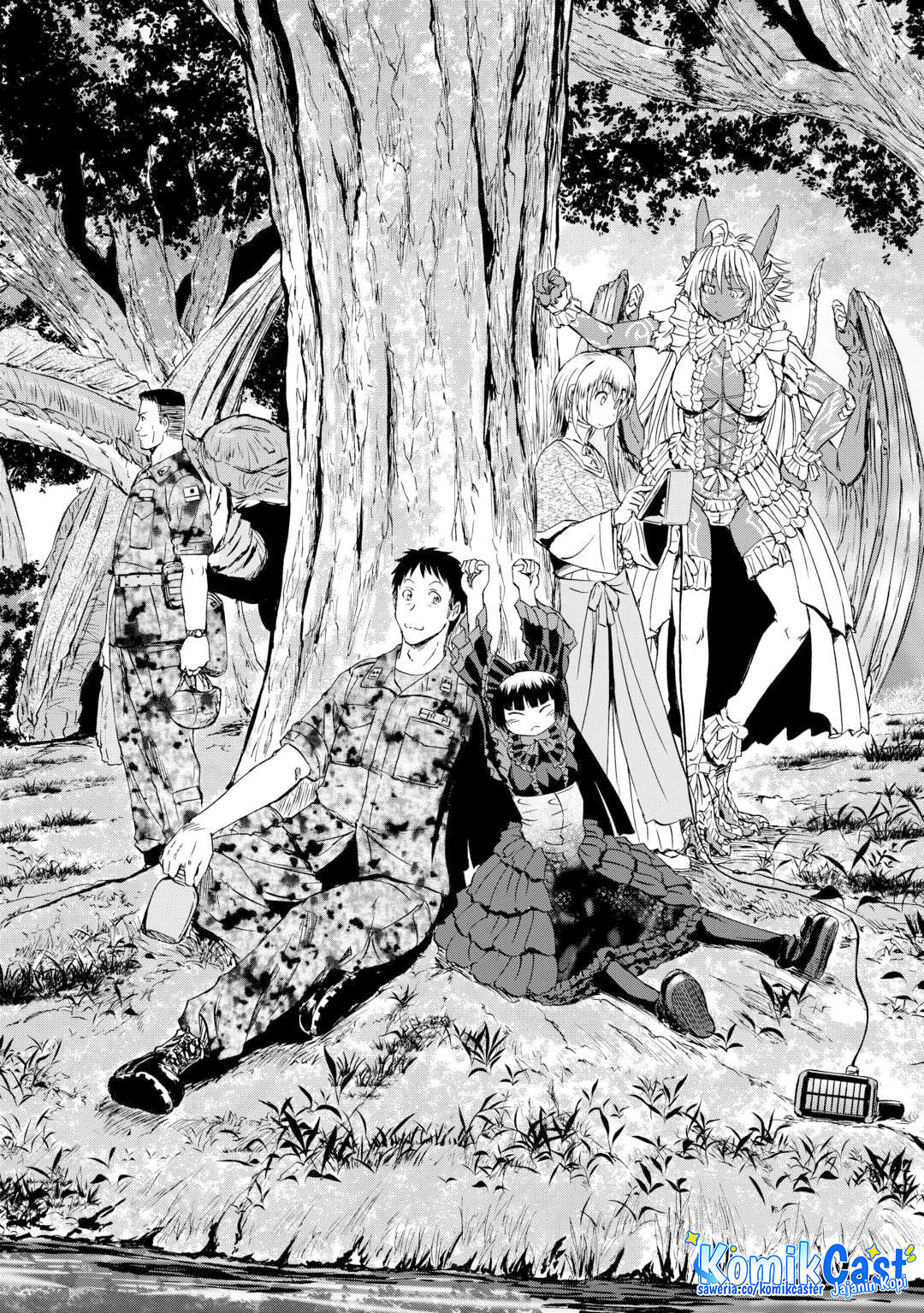 Gate – Jietai Kare no Chi nite Kaku Tatakeri Chapter 143.2 Gambar 58