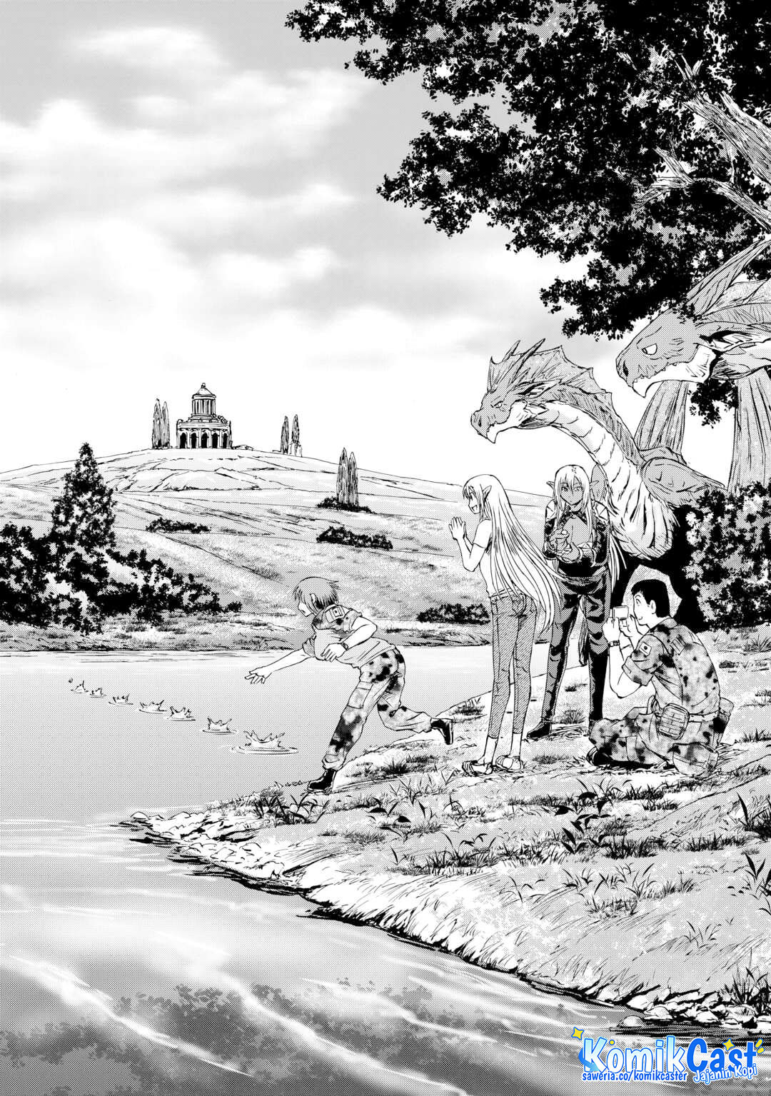 Gate – Jietai Kare no Chi nite Kaku Tatakeri Chapter 143.2 Gambar 59