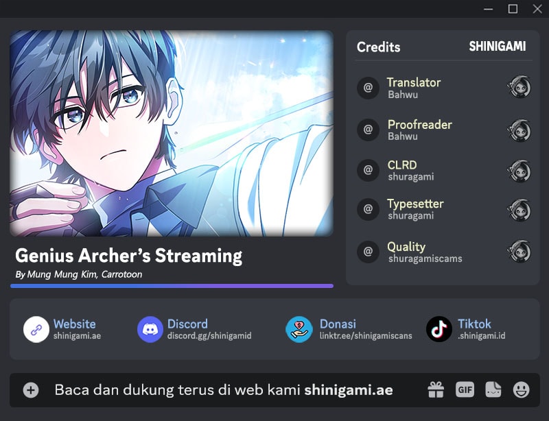 Komik Genius Archer’s Streaming Chapter 61 gambar nomor 1