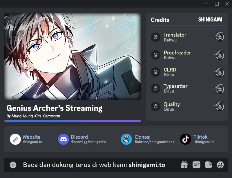 Komik Genius Archer’s Streaming Chapter 69 gambar nomor 1