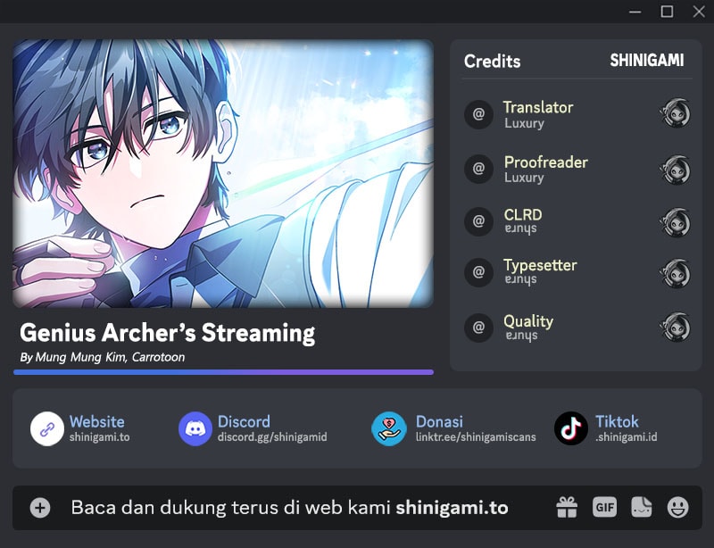 Komik Genius Archer’s Streaming Chapter 77 gambar nomor 1
