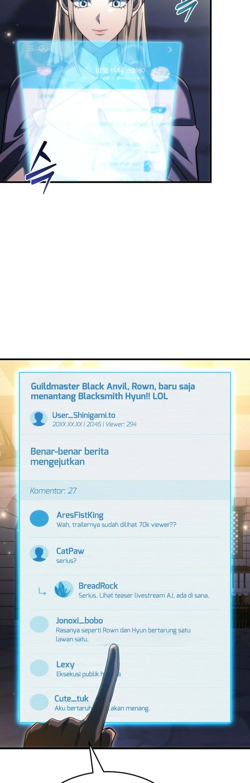 Genius Blacksmith’s Game Chapter 30 Gambar 44