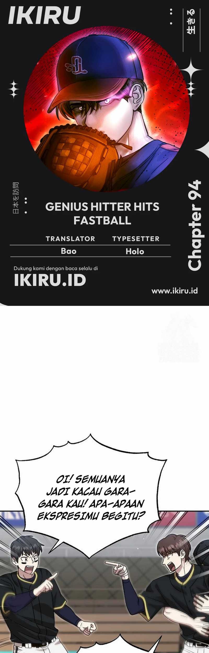 Komik Genius Hitter Hits Fastball Chapter 94 gambar nomor 1