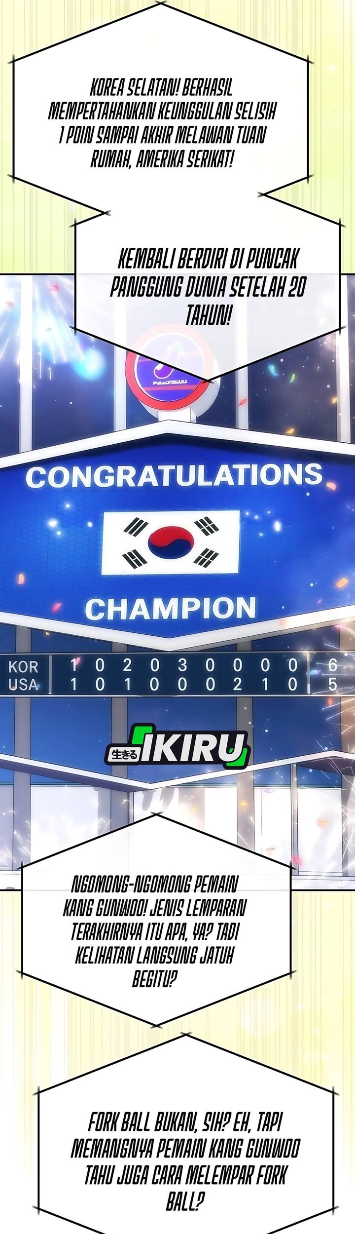 Genius Hitter Hits Fastball Chapter 100 Gambar 34