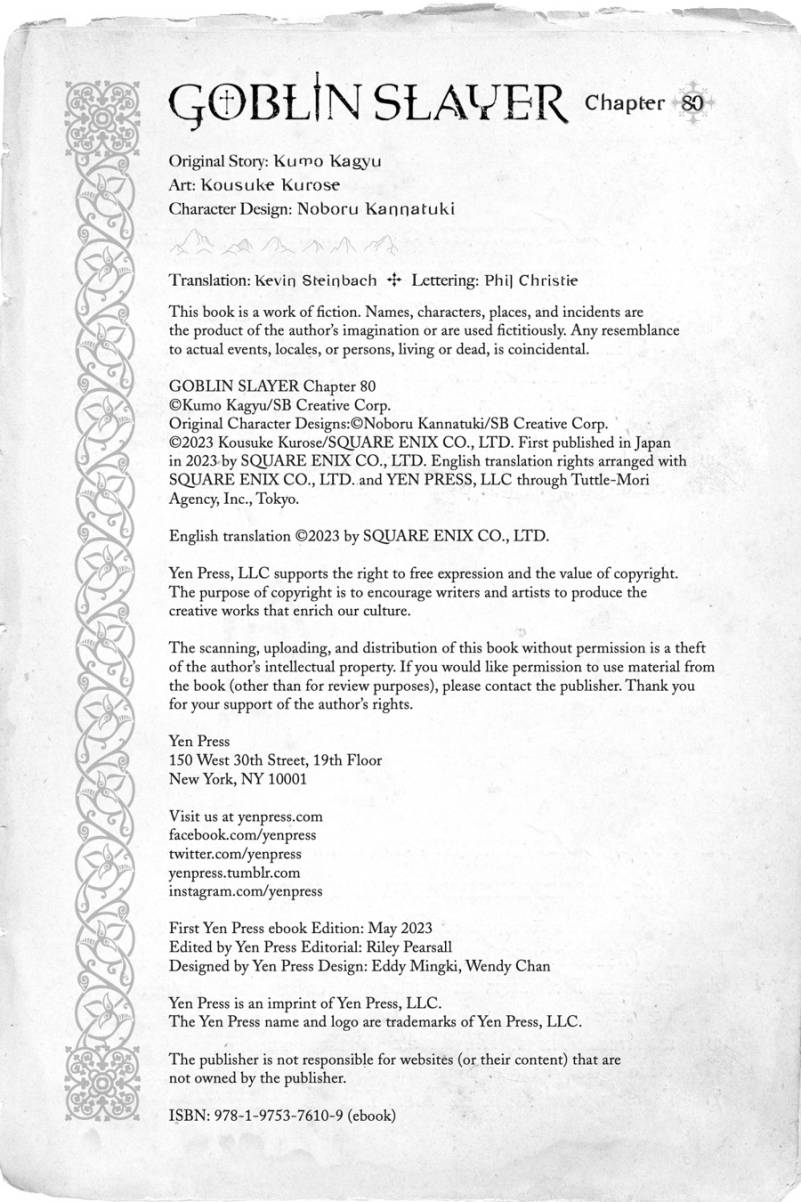 Goblin Slayer Chapter 80 Gambar 23