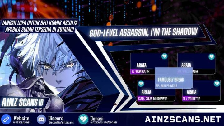 Komik God-level Assassin, I’m the Shadow Chapter 42 gambar nomor 1