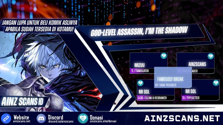 Komik God-level Assassin, I’m the Shadow Chapter 45 gambar nomor 1