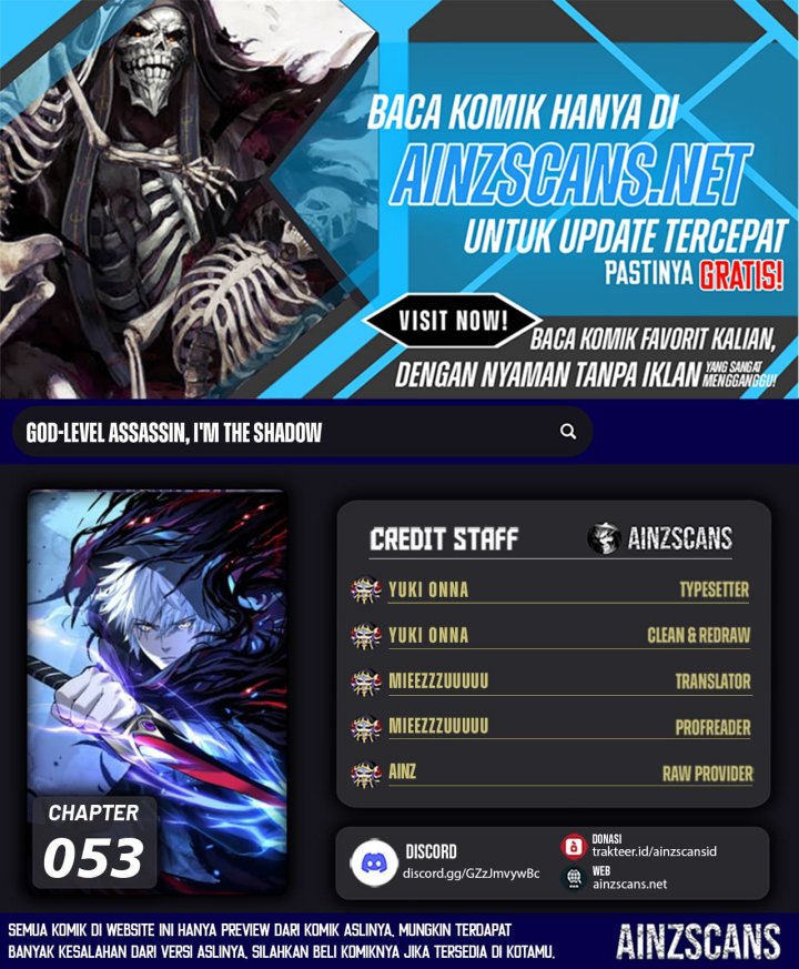 Komik God-level Assassin, I’m the Shadow Chapter 53 gambar nomor 1