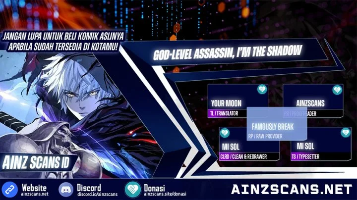 Komik God-level Assassin, I’m the Shadow Chapter 65 gambar nomor 1
