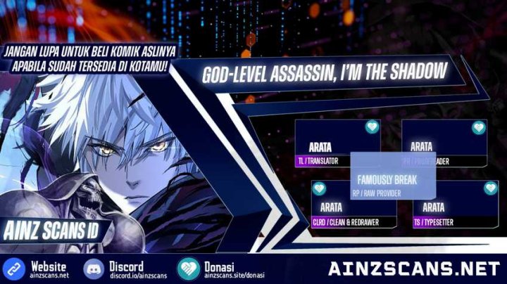 Komik God-level Assassin, I’m the Shadow Chapter 35 gambar nomor 1