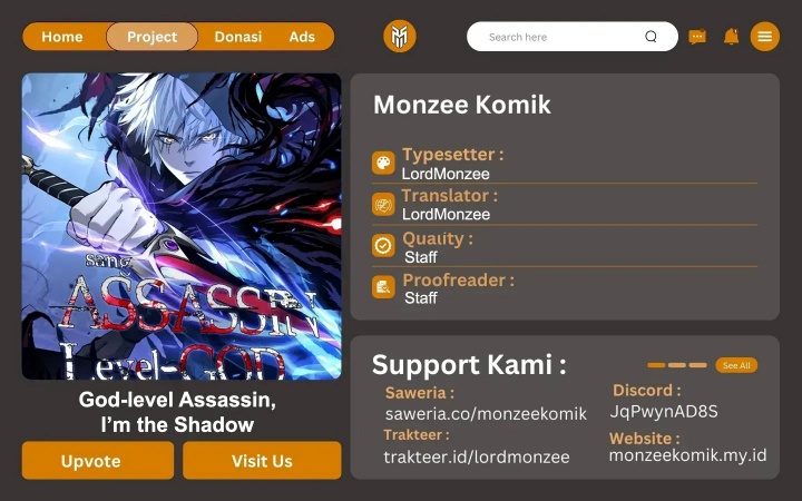 Komik God-level Assassin, I’m the Shadow Chapter 37 gambar nomor 1