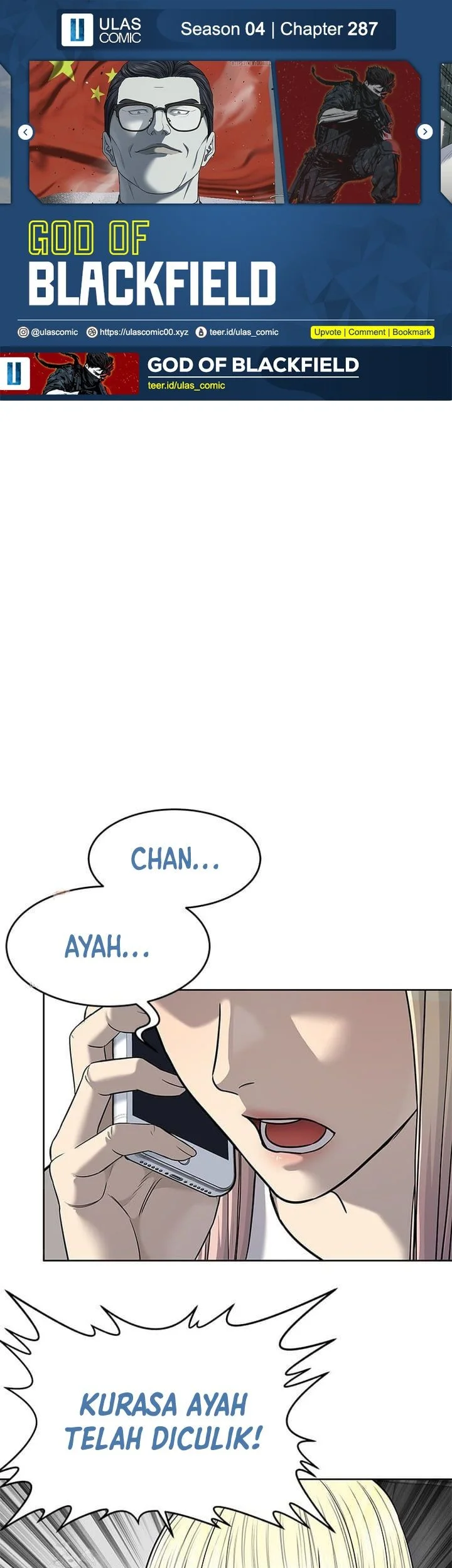 Komik God of Blackfield Chapter 287 gambar nomor 1