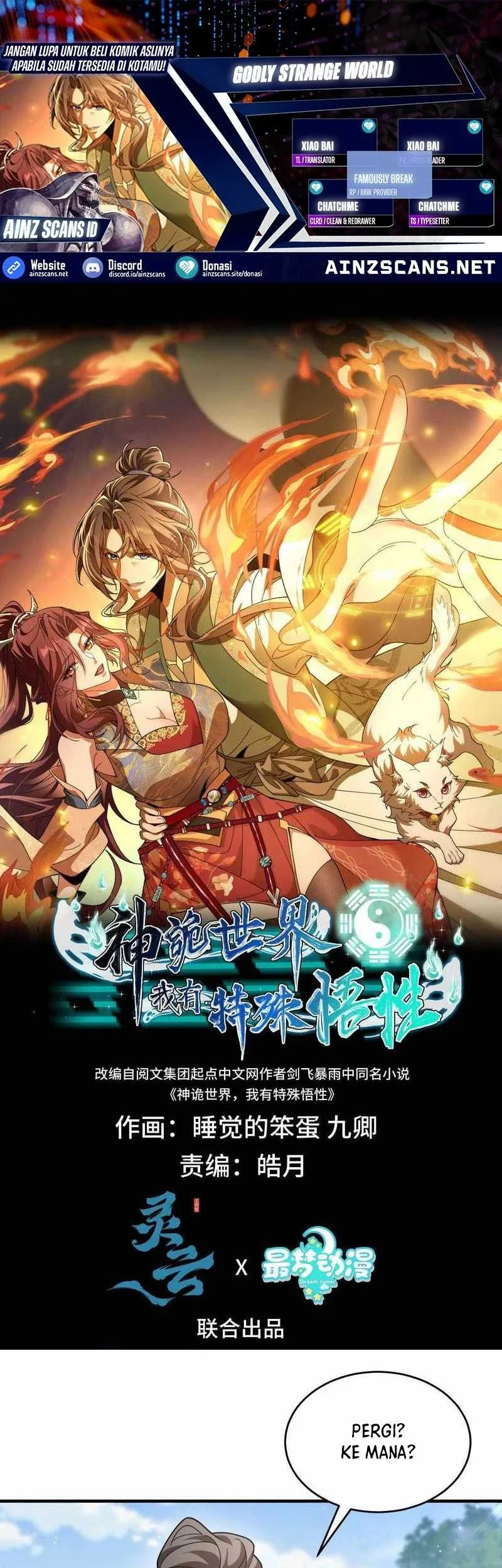 Komik Godly Strange World, I Possess Unique Enlightment Chapter 14 gambar nomor 1