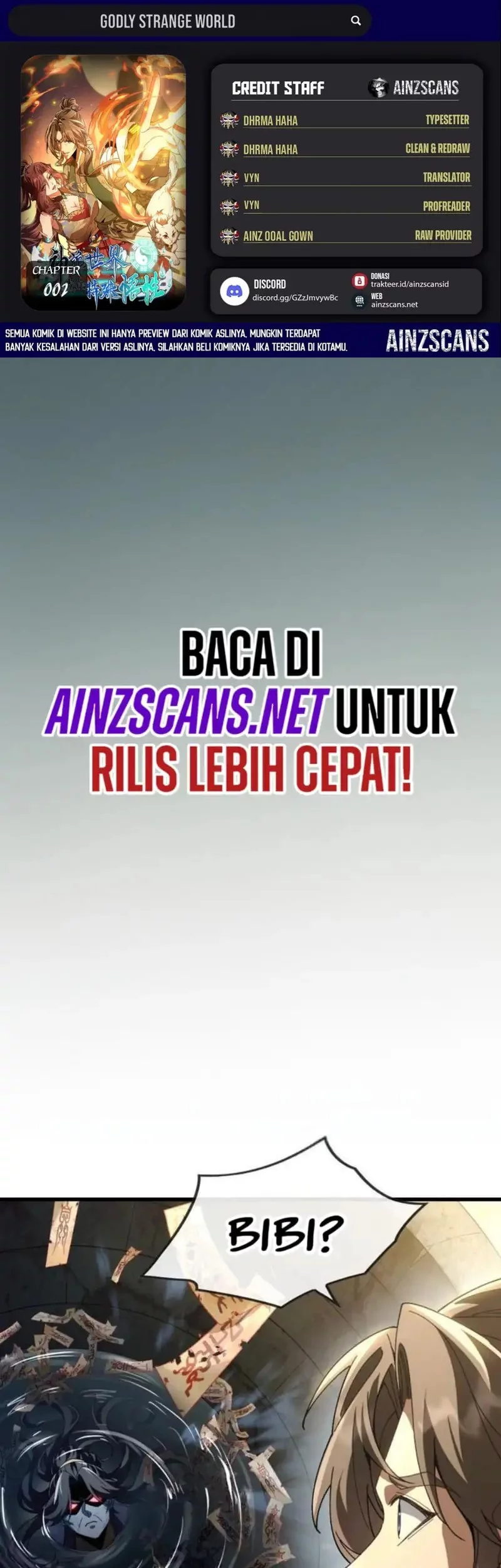Komik Godly Strange World, I Possess Unique Enlightment Chapter 2 gambar nomor 1